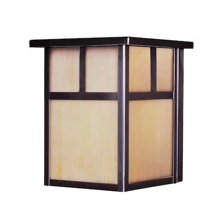 Coldwater 1-Light 6 Wide Burnished Outdoor Wall Sconce